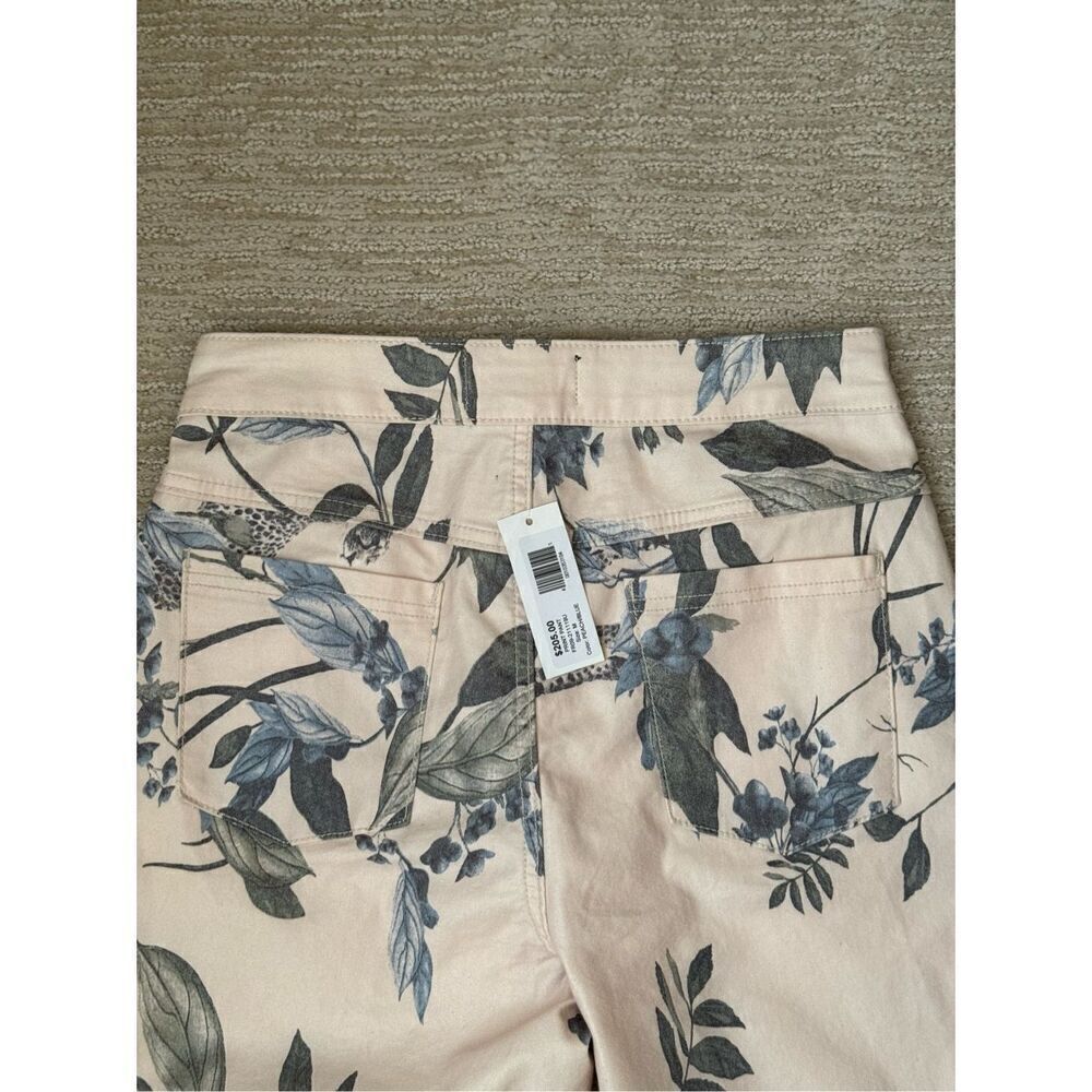 Frank Lyman Design Collection Embellished Blue Floral Print Jeans, Size M, NWT - Picture 8 of 8